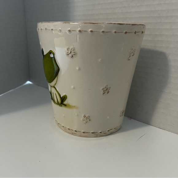 Enesco Stacey Yacula Frog and Snail ceramic wall pocket/planter - Picture 12 of 12